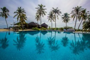 La belle piscine chauffée
